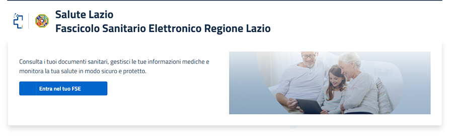 Entra presso il tuo Fascicolo sanitariario elettronico