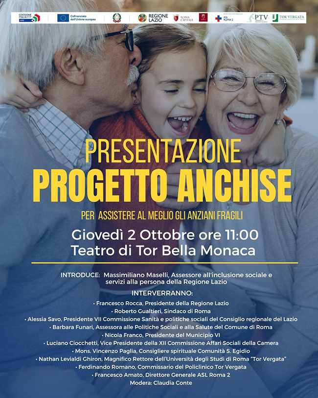 Progetto Anchise - presentazione - anno 2025 - Policlinico Tor Vergata