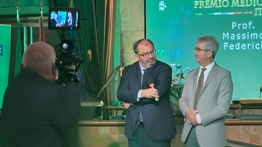 Premio Medicina Italia a Massimo Federici