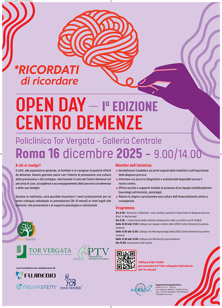 Open Day: Emicrania - Policlinico Tor Vergata