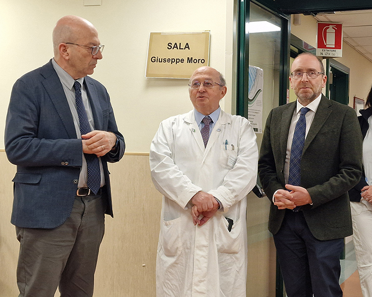 Sala intitolata a Giuseppe Moro - Policlinico Tor Vergata