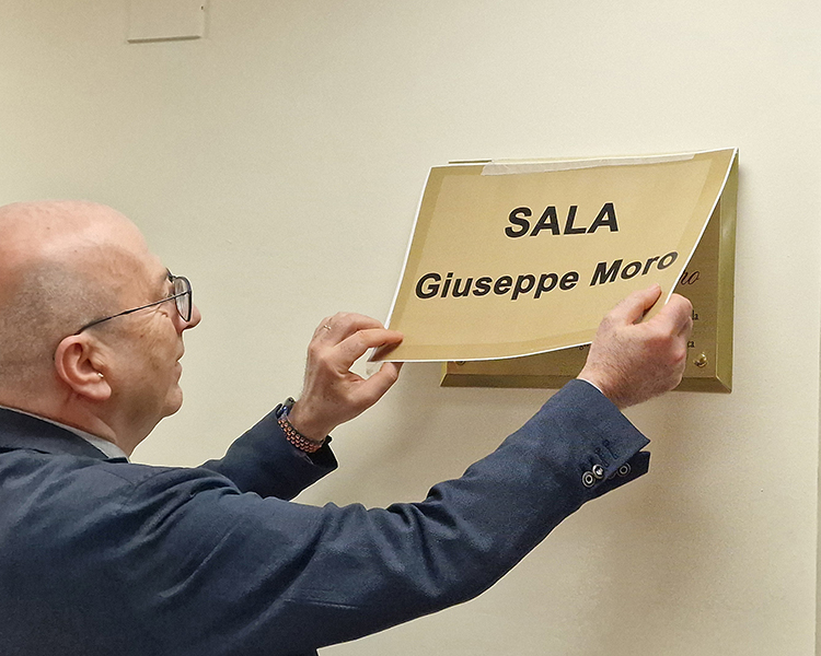 Sala intitolata a Giuseppe Moro - Policlinico Tor Vergata