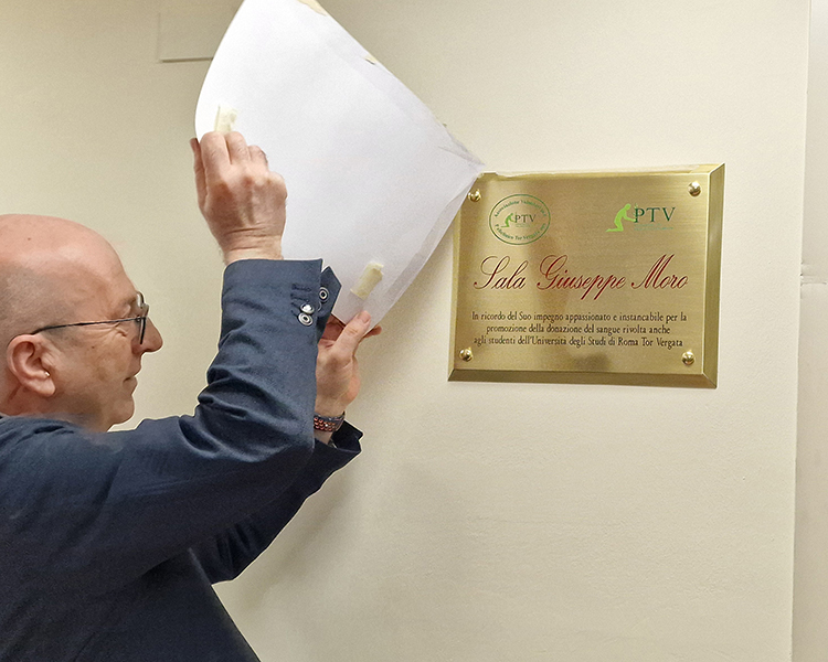 Sala intitolata a Giuseppe Moro - Policlinico Tor Vergata