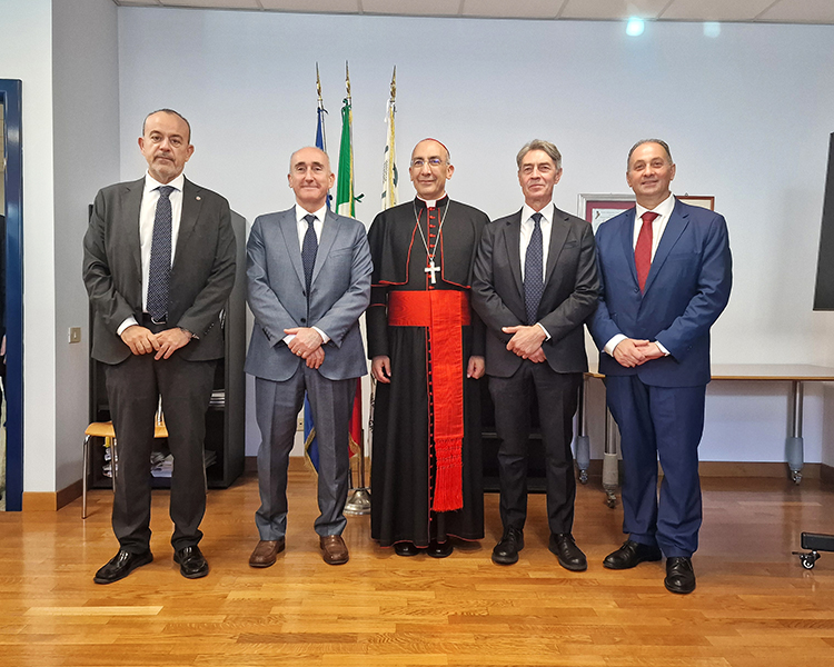 Visita Cardinale Baldassarre Reina, Vicario Generale della Diocesi di Roma all’Azienda Ospedaliera Universitaria Policlinico Tor Vergata