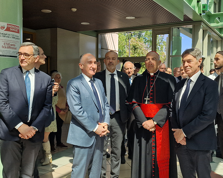 Visita Cardinale Baldassarre Reina, Vicario Generale della Diocesi di Roma all’Azienda Ospedaliera Universitaria Policlinico Tor Vergata