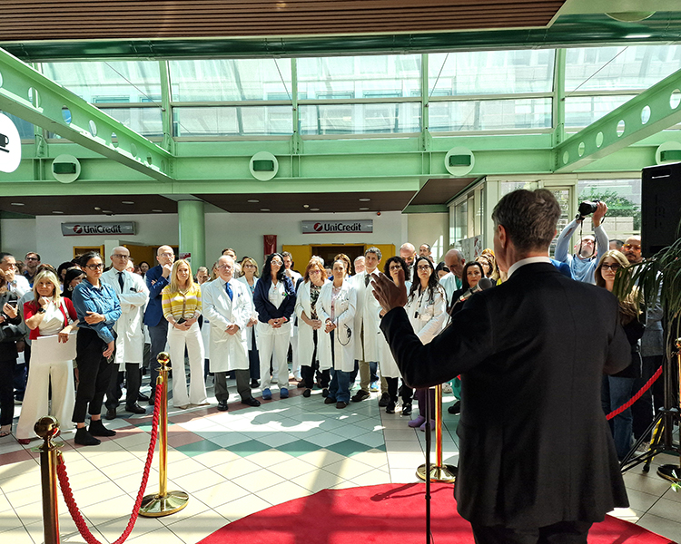Visita Cardinale Baldassarre Reina, Vicario Generale della Diocesi di Roma all’Azienda Ospedaliera Universitaria Policlinico Tor Vergata