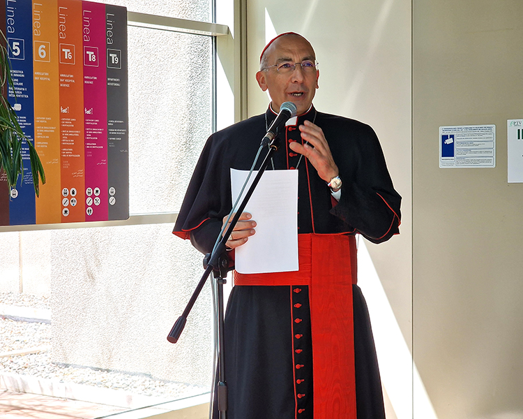 Visita Cardinale Baldassarre Reina, Vicario Generale della Diocesi di Roma all’Azienda Ospedaliera Universitaria Policlinico Tor Vergata