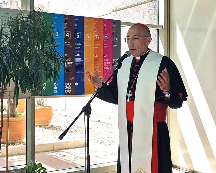 Visita Cardinale Baldassarre Reina, Vicario Generale della Diocesi di Roma all’Azienda Ospedaliera Universitaria Policlinico Tor Vergata