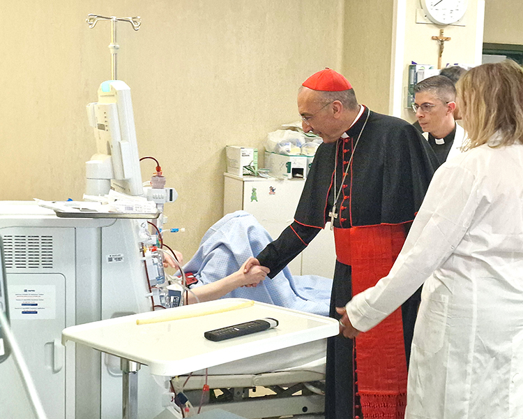 Visita Cardinale Baldassarre Reina, Vicario Generale della Diocesi di Roma all’Azienda Ospedaliera Universitaria Policlinico Tor Vergata