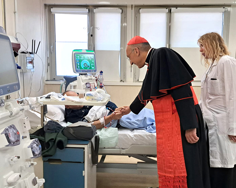 Visita Cardinale Baldassarre Reina, Vicario Generale della Diocesi di Roma all’Azienda Ospedaliera Universitaria Policlinico Tor Vergata