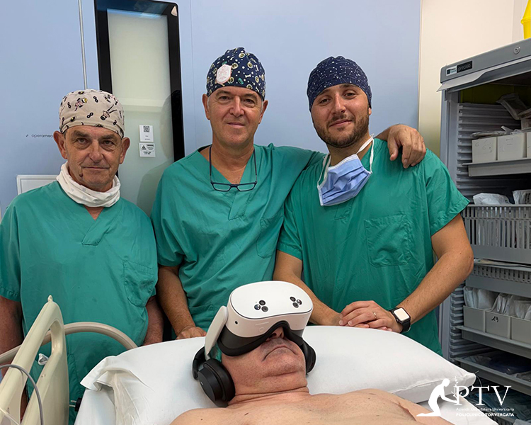 Asportata una metastasi polmonare con il paziente sveglio grazie a chirurgia mini-invasiva e realtà virtuale immersiva al Policlinico Tor Vergata