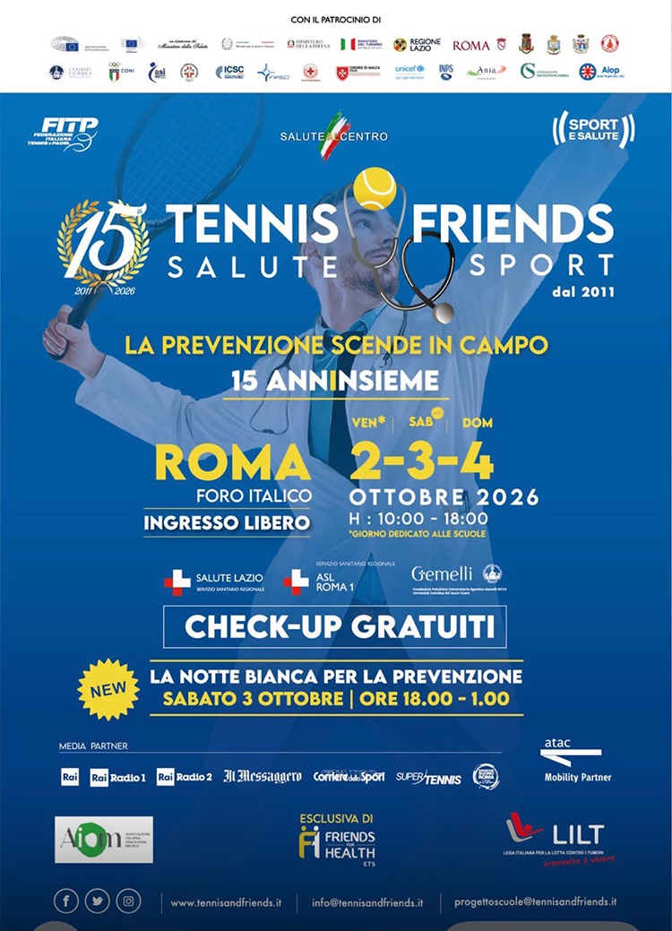 Tennis & Firends 2026 - Policlinico Tor Vergata